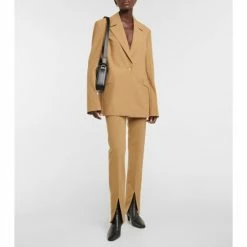 Nanushka Florine Slim Wool-blend Pants