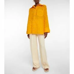 Nanushka Leora Jacquard Cotton Shirt