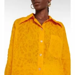 Nanushka Leora Jacquard Cotton Shirt -Paco Rabanne Elegant Store unnamed file 702