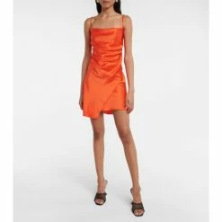 Nanushka Emila Satin Slip Minidress