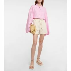 Nanushka Havin Cotton Shorts