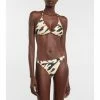 Nanushka Mavis Printed Bikini Bottoms