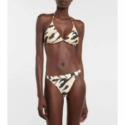 Nanushka Mavis Printed Bikini Bottoms
