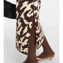 Nanushka Jenny Intarsia Midi Skirt -Paco Rabanne Elegant Store unnamed file 766