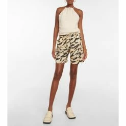 Nanushka High-rise Printed Shorts