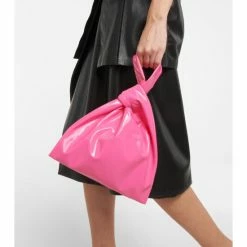 Nanushka Jen Faux Leather Clutch