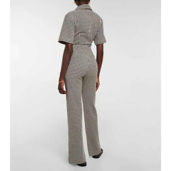 Nanushka Tabbie Gingham Seersucker Pants 2 Nanushka Tabbie Gingham Seersucker Pants - Image 2
