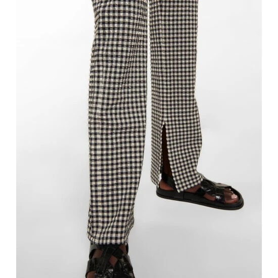 Nanushka Tabbie Gingham Seersucker Pants 4 Nanushka Tabbie Gingham Seersucker Pants - Image 4