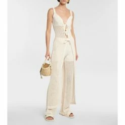 Nanushka Elianne Crochet Beach Dress