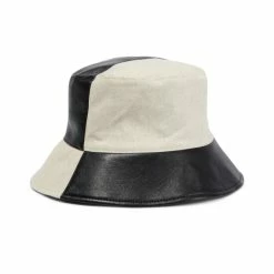 Nanushka Caran Leather-trimmed Bucket Hat 5 Nanushka Caran Leather-trimmed Bucket Hat -Paco Rabanne Elegant Store unnamed file 800