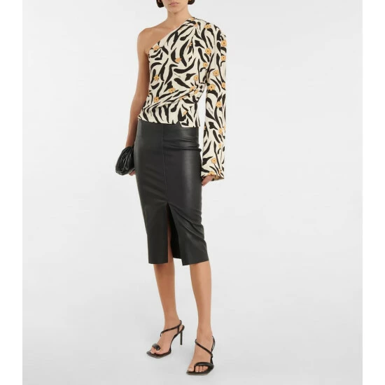 Nanushka Laurine One-shoulder Printed Top 1 Nanushka Laurine One-shoulder Printed Top