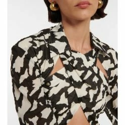 Nanushka Loiza Printed Cotton Crop Top 6 Nanushka Loiza Printed Cotton Crop Top -Paco Rabanne Elegant Store unnamed file 829