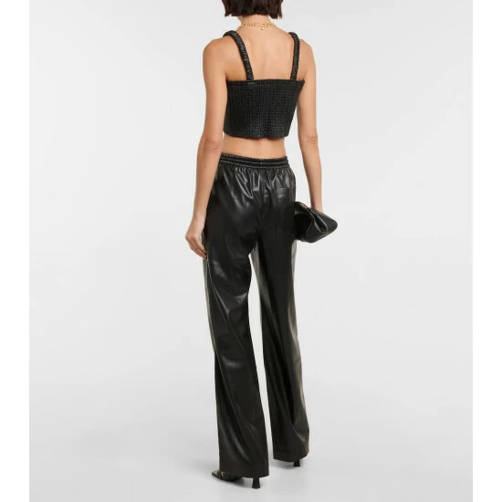Nanushka Calie Straight Faux Leather Pants 2 Nanushka Calie Straight Faux Leather Pants - Image 2