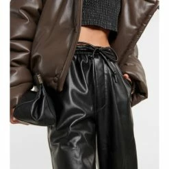 Nanushka Calie Straight Faux Leather Pants 6 Nanushka Calie Straight Faux Leather Pants -Paco Rabanne Elegant Store unnamed file 839