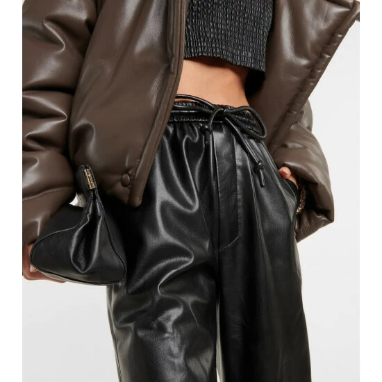 Nanushka Calie Straight Faux Leather Pants 3 Nanushka Calie Straight Faux Leather Pants - Image 3