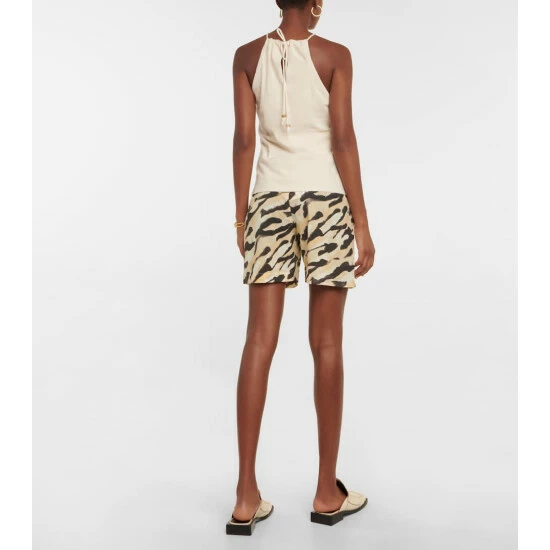 Nanushka Bimma Halterneck Cotton Top 2 Nanushka Bimma Halterneck Cotton Top - Image 2