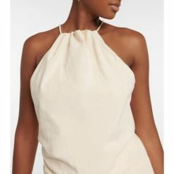 Nanushka Bimma Halterneck Cotton Top 6 Nanushka Bimma Halterneck Cotton Top -Paco Rabanne Elegant Store unnamed file 863