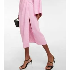 Nanushka Linen Midi Skirt 7 Nanushka Linen Midi Skirt -Paco Rabanne Elegant Store unnamed file 880