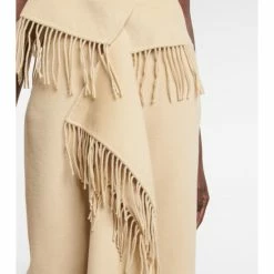 Nanushka Liza Fringed Wool And Silk Skirt -Paco Rabanne Elegant Store unnamed file 883