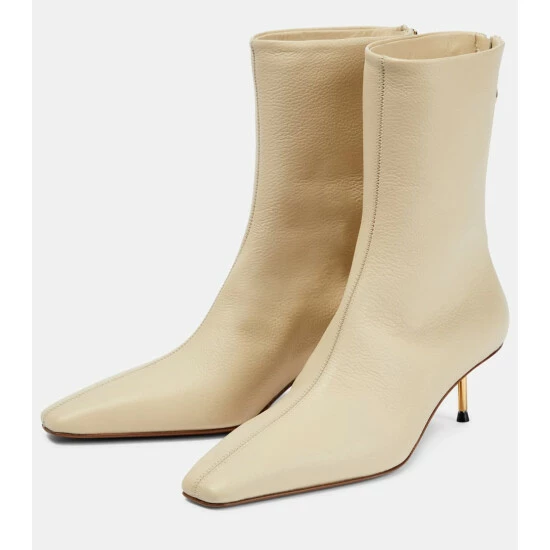 Nanushka Talli Leather Ankle Boots 4 Nanushka Talli Leather Ankle Boots - Image 4