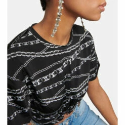 Paco Rabanne Printed Jersey Crop Top -Paco Rabanne Elegant Store unnamed file 89