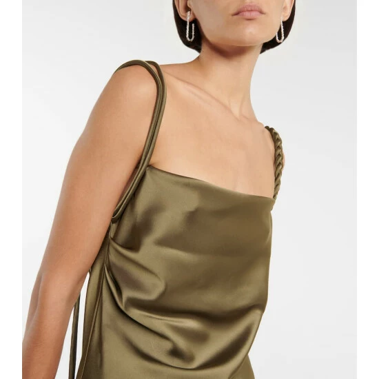 Nanushka Merva Satin Slip Dress 3 Nanushka Merva Satin Slip Dress - Image 3
