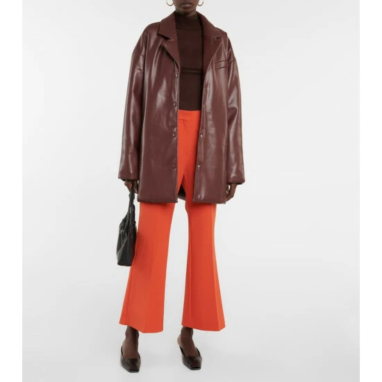 Nanushka Liban Belted Faux Leather Jacket 5 Nanushka Liban Belted Faux Leather Jacket - Image 5