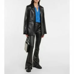 Nanushka Bede Leather Ankle Boots