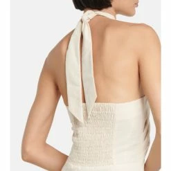 Nanushka Soffio Cutout Halterneck Midi Dress -Paco Rabanne Elegant Store unnamed file 907