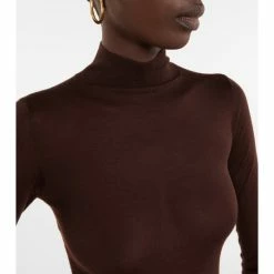 Nanushka Harri Sheer Mockneck Wool Top -Paco Rabanne Elegant Store unnamed file 916