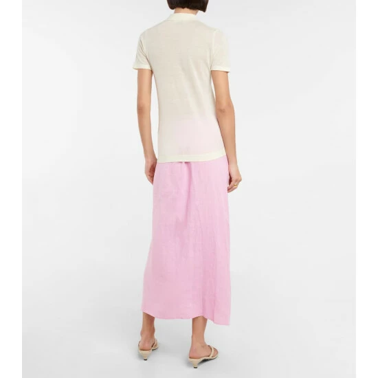 Nanushka Hatti Sheer Wool Polo Shirt 2 Nanushka Hatti Sheer Wool Polo Shirt - Image 2