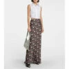 Paco Rabanne Floral High-rise Maxi Skirt