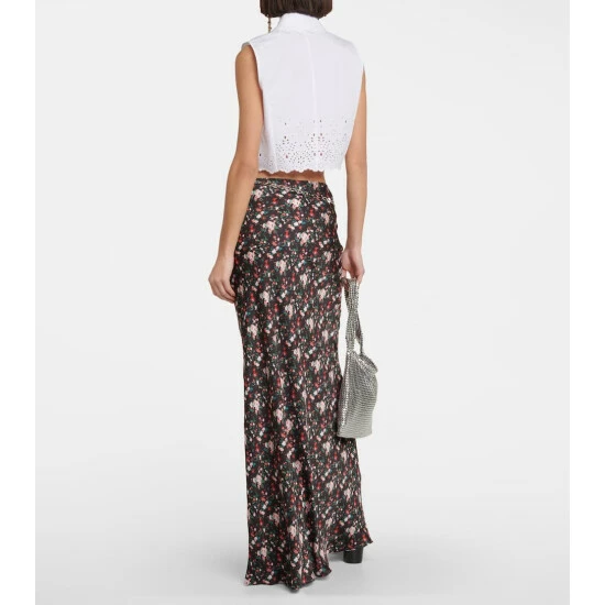Paco Rabanne Floral High-rise Maxi Skirt 2 Paco Rabanne Floral High-rise Maxi Skirt - Image 2
