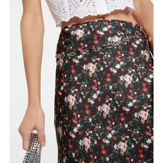 Paco Rabanne Floral High-rise Maxi Skirt 3 Paco Rabanne Floral High-rise Maxi Skirt - Image 3
