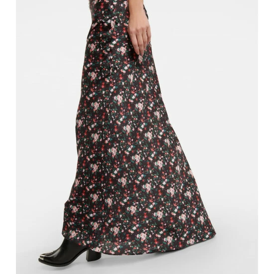 Paco Rabanne Floral High-rise Maxi Skirt 4 Paco Rabanne Floral High-rise Maxi Skirt - Image 4